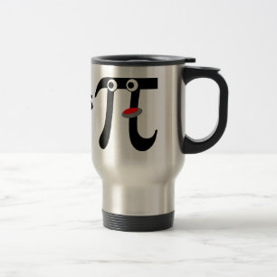 Tasse de voyage en aluminium Smiling Eats Pi