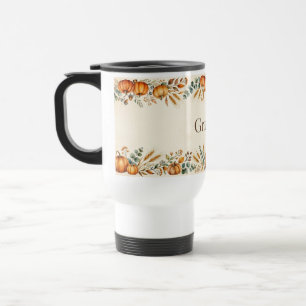 Tasse de voyage en aquarelle Récolte Chaude Gratef
