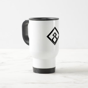 Tasse de voyage en bois cassé mesure