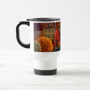 Tasse de voyage en broderie d'art de village d'aut