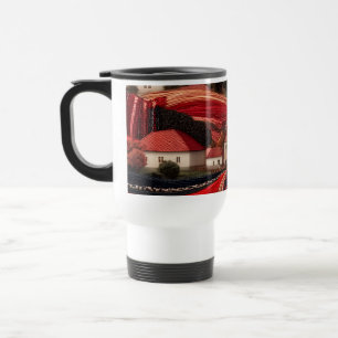 Tasse de voyage en broderie d'art du village de co