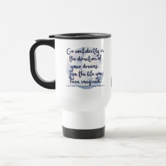 Tasse de voyage en toute confiance