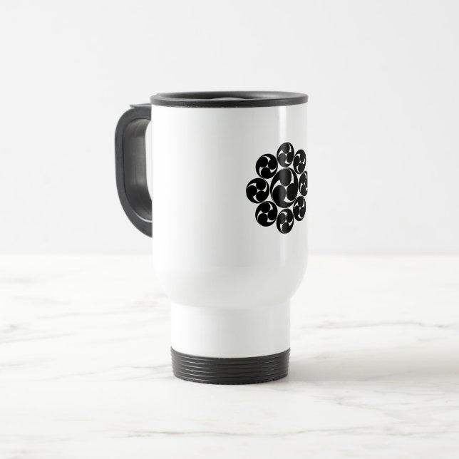 Tasse de voyage Itakura swirl (Sugaki) (Devant gauche)