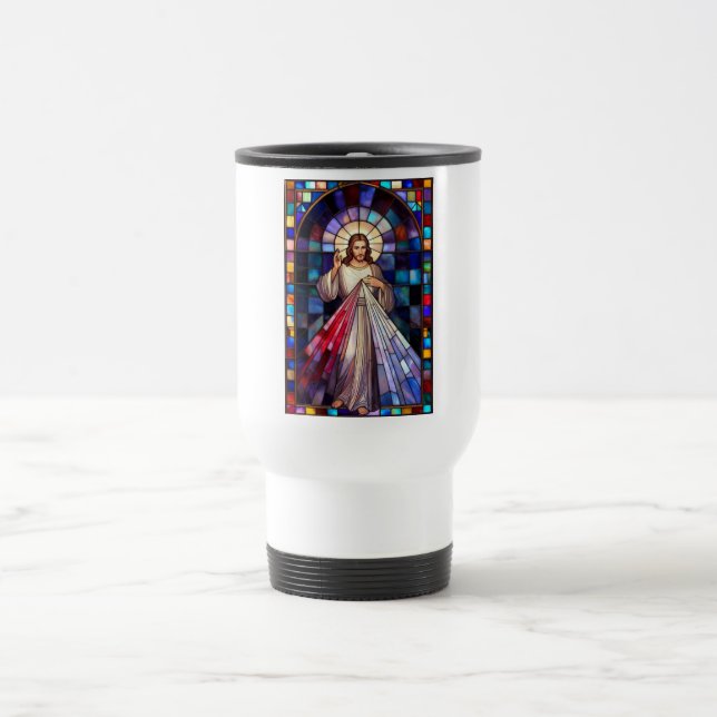 Tasse de voyage Jésus miséricorde divine (Centre)