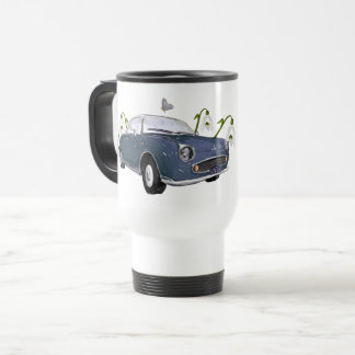 Tasse de voyage Lapis Grey Figaro - gobelet de voy