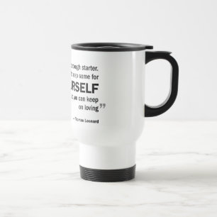 Tasse de voyage - le 'amour est comme le levain…