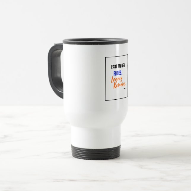 Tasse de voyage Legacy Remains | Conception d'arge (Devant gauche)