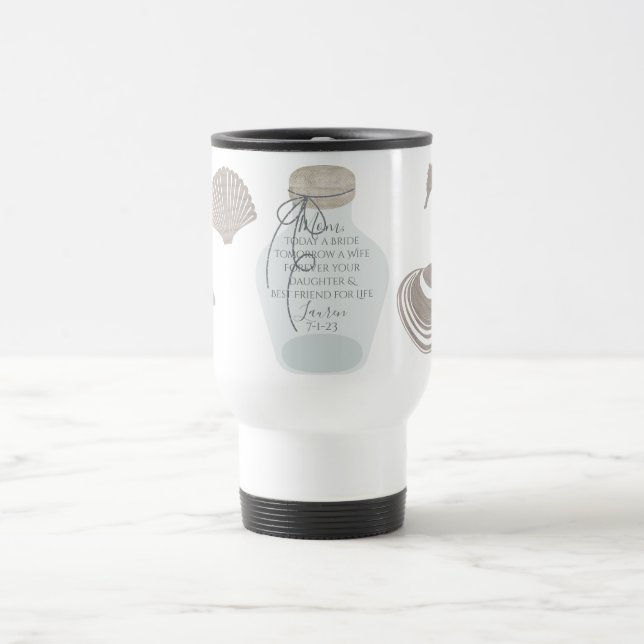 Tasse de voyage mère de la mariée sur le thème de  (Centre)
