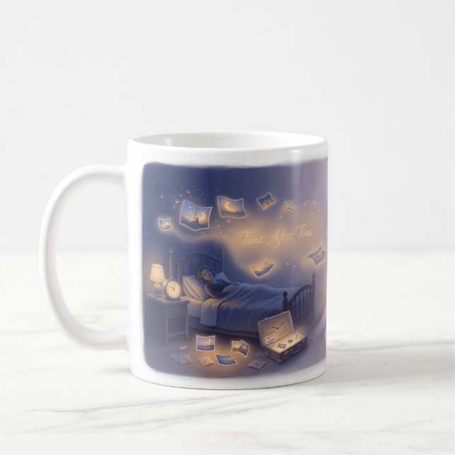 Tasse de voyage nostalgique et rêveuse Time After  (Gauche)