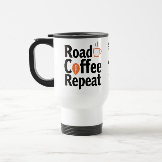 Tasse de voyage personnalisée (Gauche)