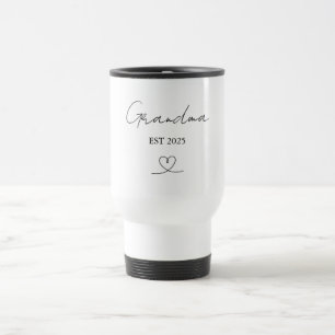 Tasse de voyage personnalisée Grand-mère EST Année