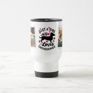Tasse de voyage photo pour une fille qui aime les