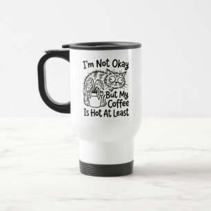 Tasse de voyage pour amateurs de café Chat Vieux C