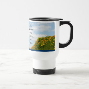 Tasse de voyage pour café La vie est courte Soyez