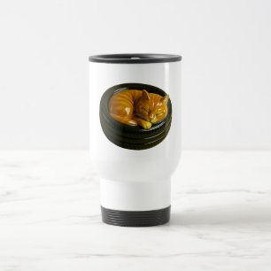 Tasse de voyage pour chat de garage sur pneu