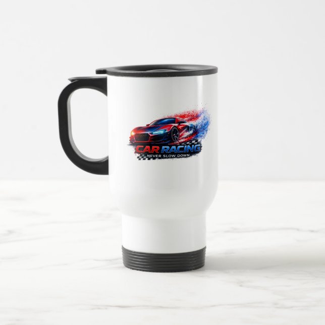 Tasse de voyage pour course automobile – Conceptio (Gauche)