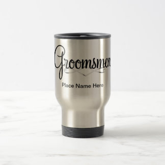 Tasse de voyage pour des garçons d'honneur