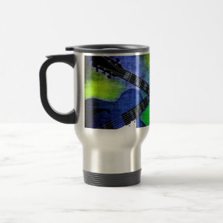 Tasse de voyage pour guitares électriques grungy