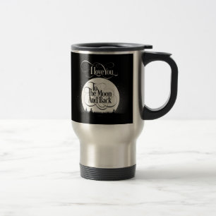 Tasse de voyage pour la lune et retour