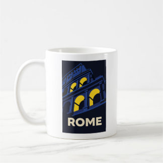 Tasse de voyage rétro Rome Italie
