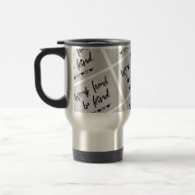 Tasse de voyage - Travaillez dur, soyez gentil