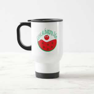 Tasse de voyage Watermelon Splash Design d'été mig