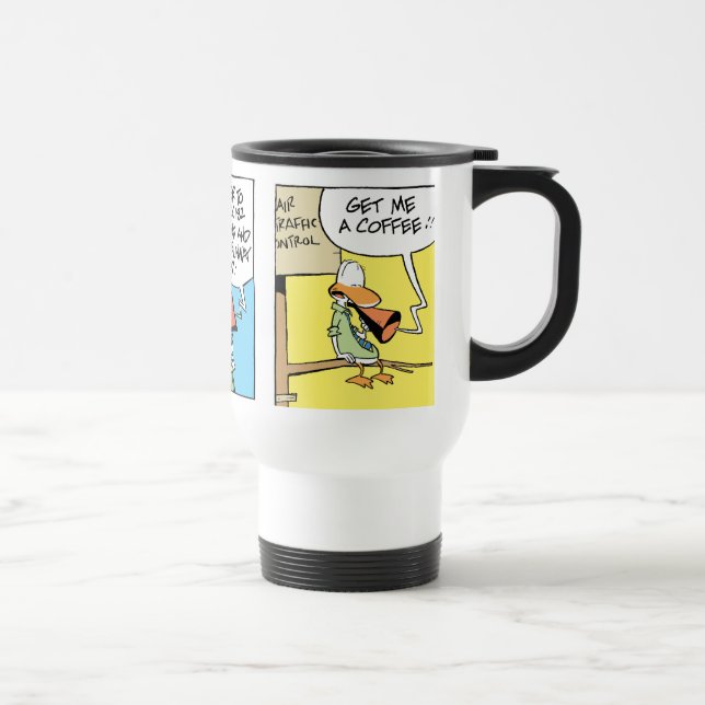 Tasse de voyageur d'humour de contrôle du trafic (Droite)