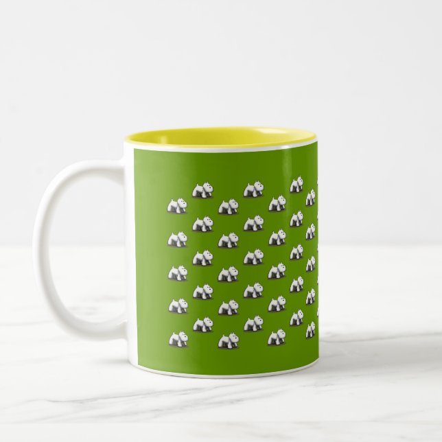 Tasse de WestiePattern (Gauche)