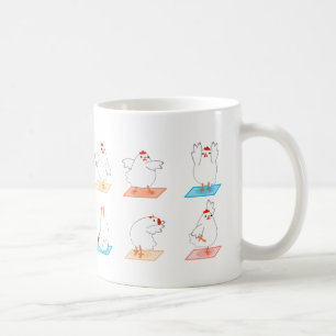 Tasse de yoga de poulet