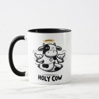 Tasse de yoga Holy Cow – Vache lévitante en pose z