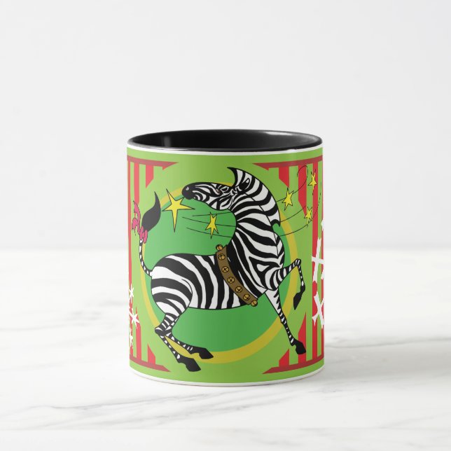 Tasse de zèbre de 2018 vacances (Centre)