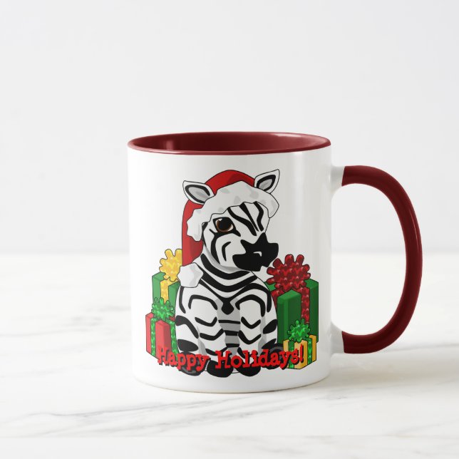 Tasse de zèbre de Noël (Droite)