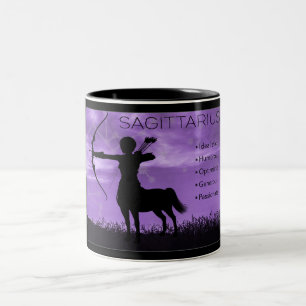 Tasse de zodiaque d'Archer de Sagittaire avec des