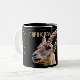 Tasse de zodiaque de chèvre de Capricorne avec des