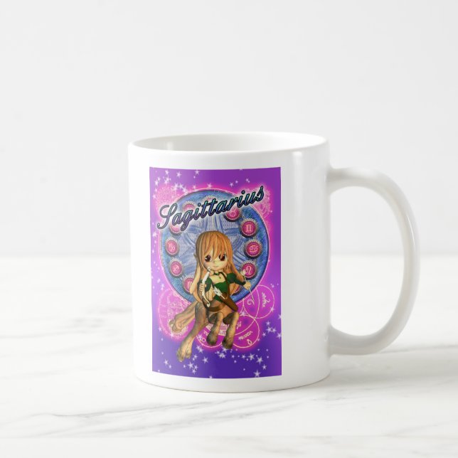 Tasse de zodiaque de Sagittaire avec le centaure (Droite)