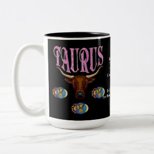 Tasse de zodiaque de signe de naissance de Taureau