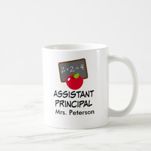 Tasse d'école personnalisée par directeur adjoint
