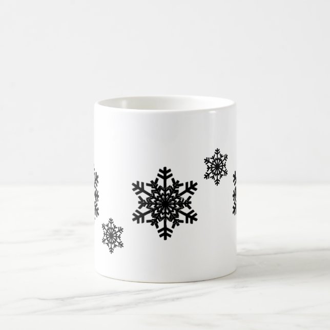 Tasse décorative de flocon de neige (Centre)