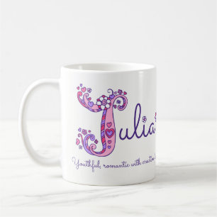 Tasse décorative de monogramme de la significatio
