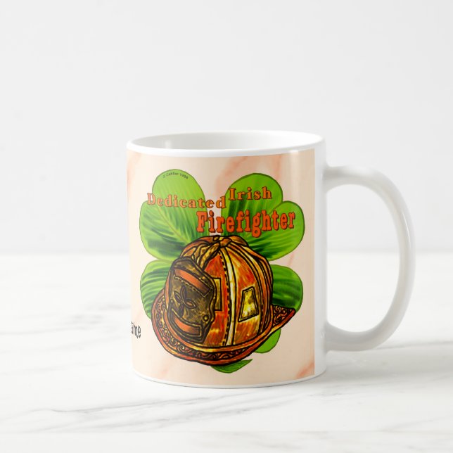 Tasse dédiée aux pompiers irlandais (Droite)