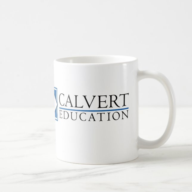 Tasse d'éducation de Calvert (blanche) (Droite)