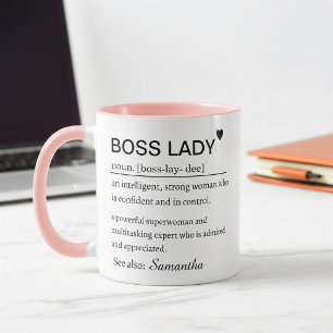 Tasse Définition de Femme Patron Cadeau de Bureau 