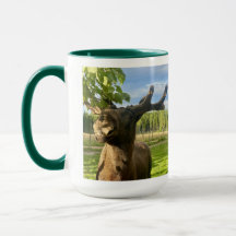 Tasse d'élan, mug de mousse 