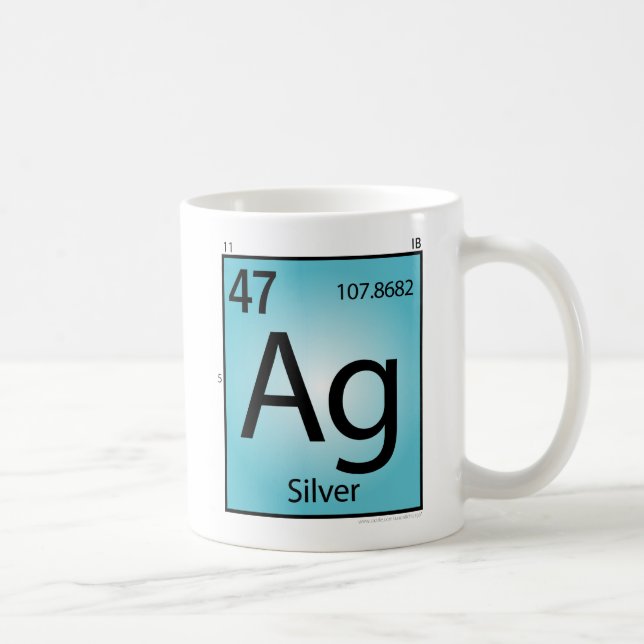 Tasse d'élément de l'argent (AG) (Droite)