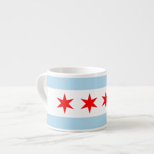 Tasse d'éléphant de drapeau de Chicago