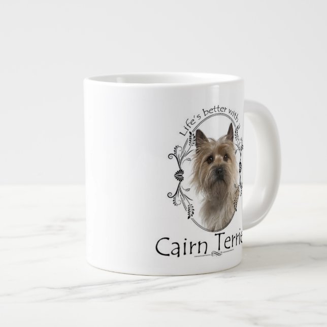 Tasse d'éléphant de Terrier de cairn (Devant droit)
