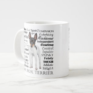 Tasse d'éléphant de traits de Fox Terrier de jouet