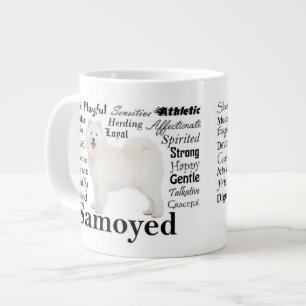 Tasse d'éléphant de traits de Samoyed