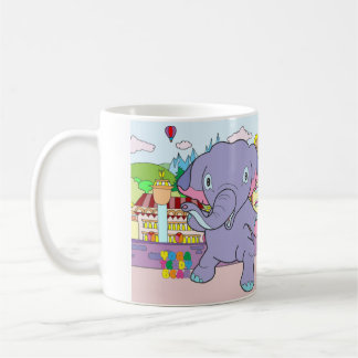 Tasse d'éléphant d'ours et de guerrier de nounours