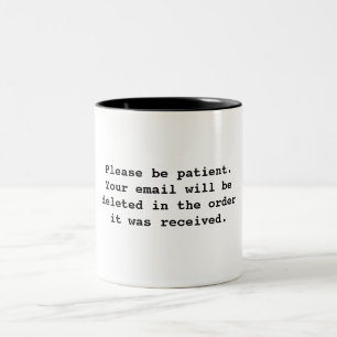 Tasse d'email de bureau